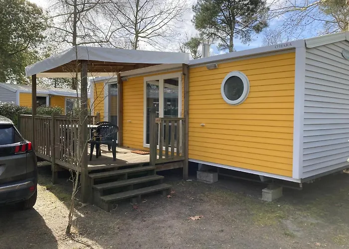Camping 5* - Biscarosse Lac - Mobilhome 2 Chambres - 4 Personnes